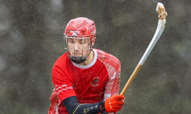 Ewen Campbell in action for Inverness against Lochaber. Image:  Neil Paterson.