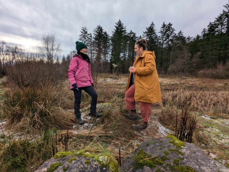 Gayle and Lucy have a chat about foraging in Glen Nevis.