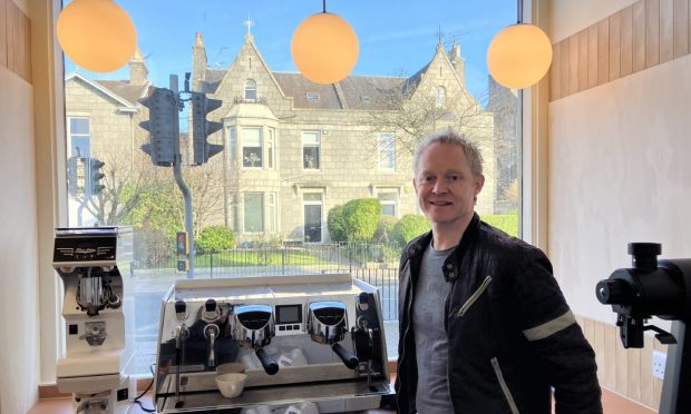 Figment cafe owner Neil Glover gets ready to open his second business at Fountainhall Road this month. Image: Liza Hamilton