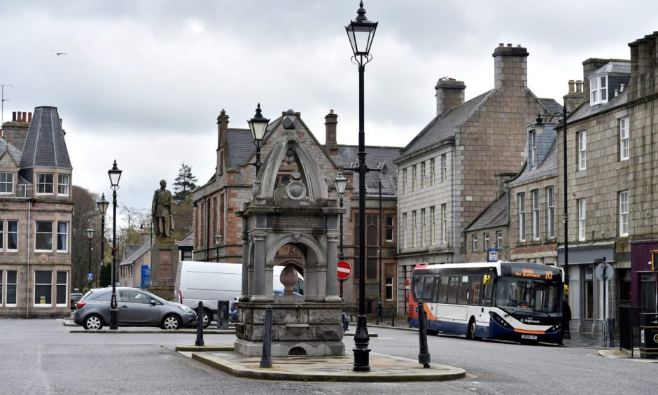 New CCTV has recently been installed near The Square. Image: Darrell Benns/ DC Thomson