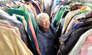 Inverness Musical Theatre volunteer Stella Reynolds in the company's huge costume store. Image: Sandy McCook/DCT
Sandy McCook/DC Thomson