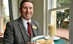 Steve Hales is head concierge at the Ness Walk Hotel in Inverness. Image Sandy McCook/DC Thomson