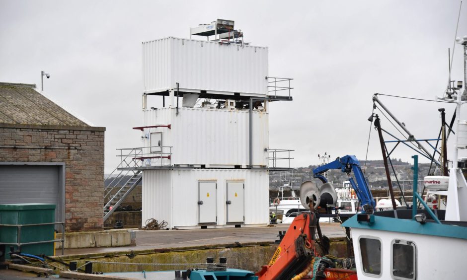 The ice factory at Macduff Harbour. Image: Duncan Brown