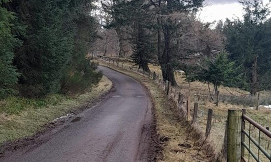 Proposed route for the Huntly quarry