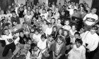 1989: Some of the large turnout of youngsters in the 8 to 12-year-olds group who attended the Junior Youth Club Disco as part of the Portlethen Gala. Image: DC Thomson