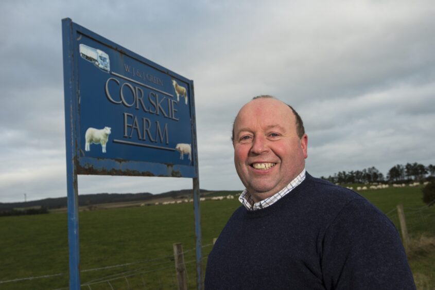 Iain Green, of Corskie Farm.