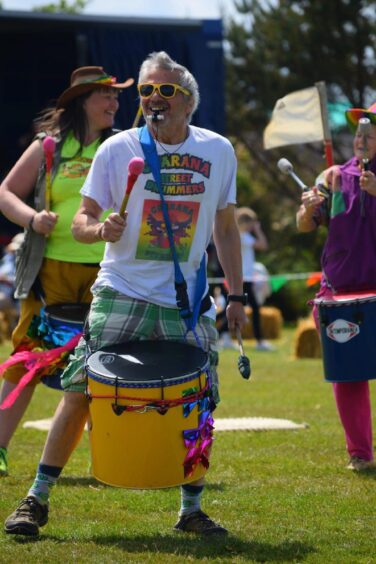 Ron Bird in colourful clothes