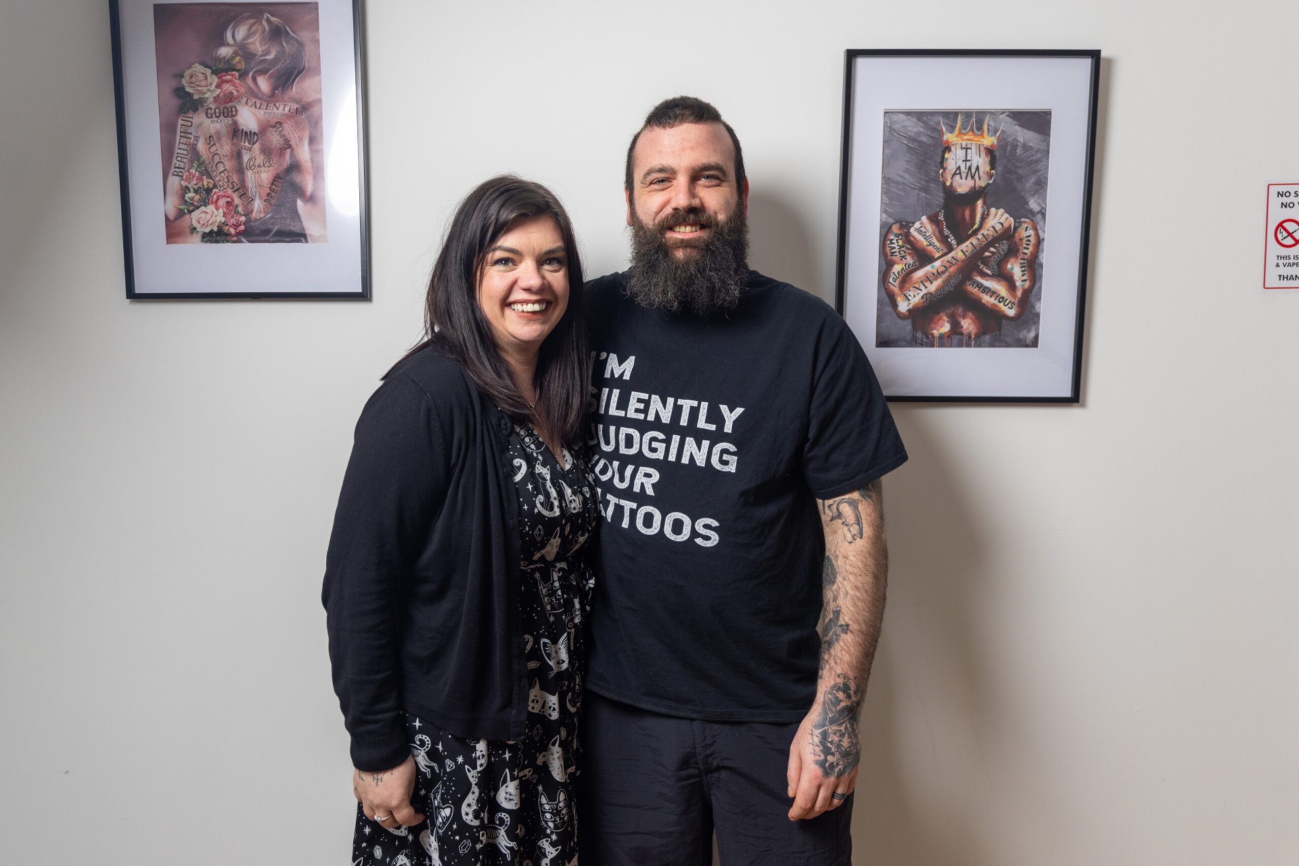 Andy Campbell and his wife Anne-Louise 