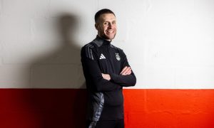 Murray Collie at Pittodrie Stadium. The AFCCT development officer is changing the way football charities reach the community. Image: Scott Baxter/DC Thomson