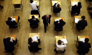 Pupils in Moray were among those who took part. Image: PA