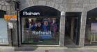 Rohan customers have been informed of the closure of the Aberdeen branch of the store. Image: Google.