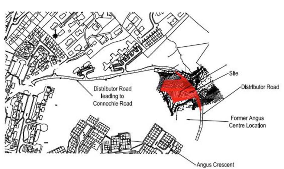 The site for 10 buisness units in Fort William 