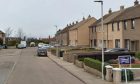 The fire was set in a garden at Spynie Place, Lossiemouth. Image: Google Street View