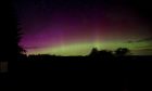 The Northern Lights over Tomintoul today. Image: Mark Ranner.