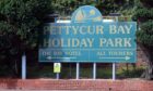 Courier News. Fife Story. Pettycur Bay Holiday Park in Fife was targeted in a raid this morning with damage to the property. Picture shows; general view of exterior of Pettycur Bay Holiday Park and Bay Hotel complex. Wednesday, 26th July, 2017.