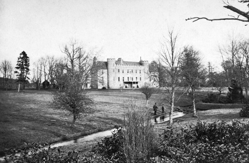 Fetternear House, or Bishop's Palace as it was in the early 1900s - before the fire in 1919.