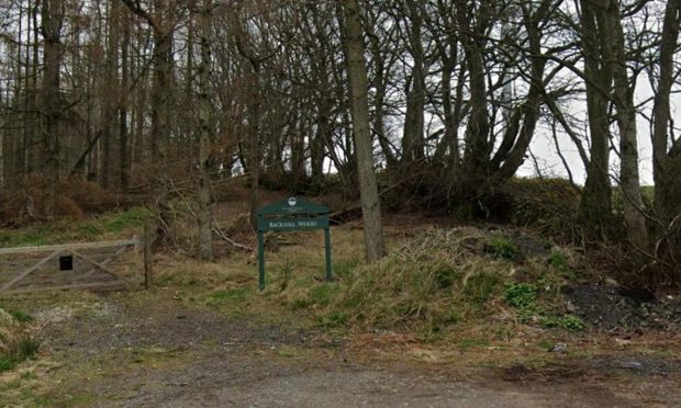 The van was recovered at Backhill Wood.