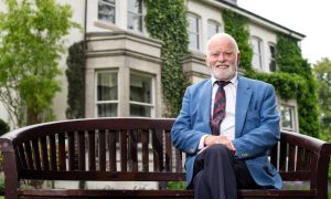 Sir Jim Milne at The Marcliffe Hotel. Image: Balmoral Group