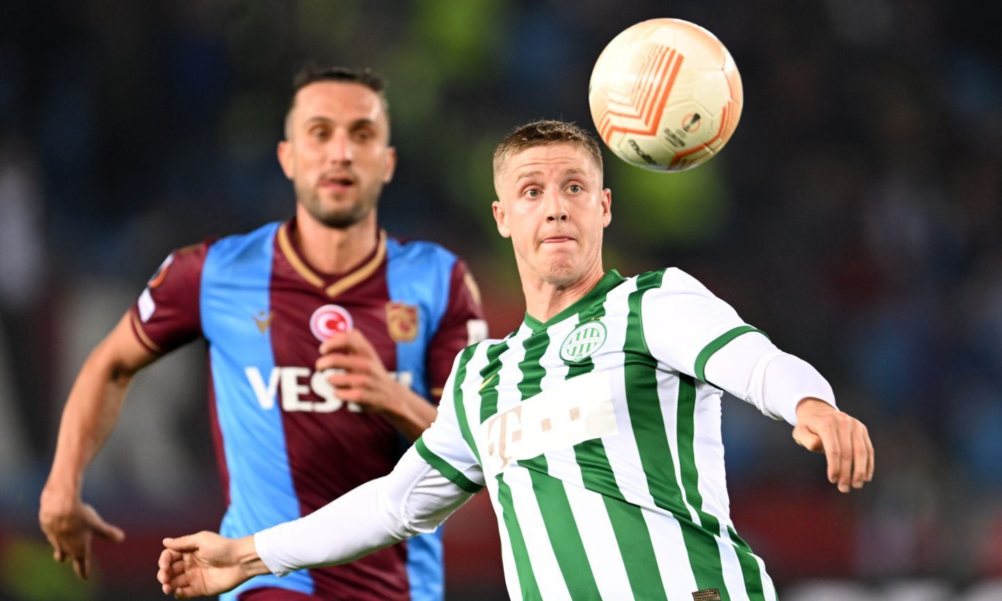 Mats Knoester or Ferencvaros TC during the UEFA Europa League Group H match against Trabzonspor AS. Image: Shutterstock