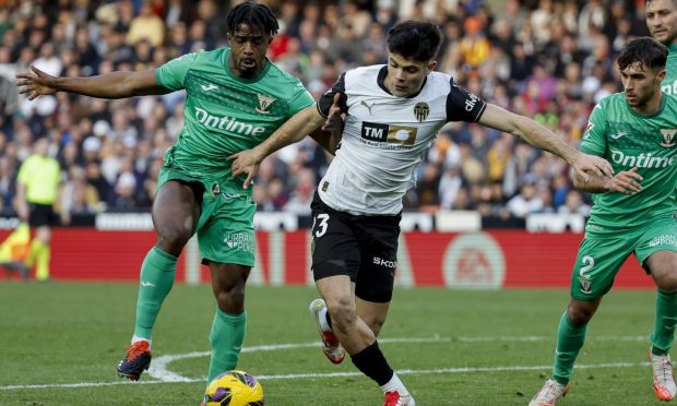 Duk made his debut for Leganes at Valencia on Sunday. Image: Shutterstock.