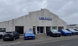 A Huntly garage will go under the hammer this month. Image: Shepherd