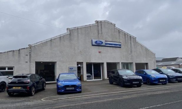 A Huntly garage will go under the hammer this month. Image: Shepherd