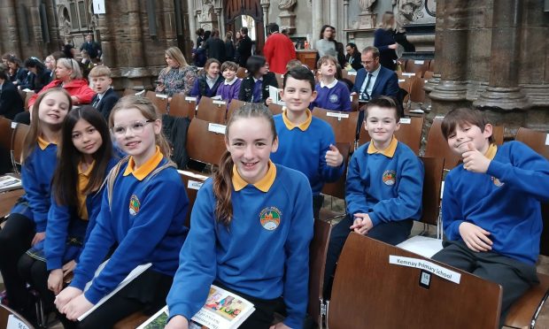 The trip was described as "once-in-a-lifetime". Image: Kemnay Primary School