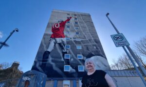 Elaine said she was "delighted" with the end result. Image: DC Thomson