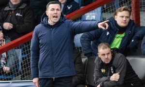 Ross County manager Don Cowie during his side's 1-0 win against Kilmarnock. Image: SNS.