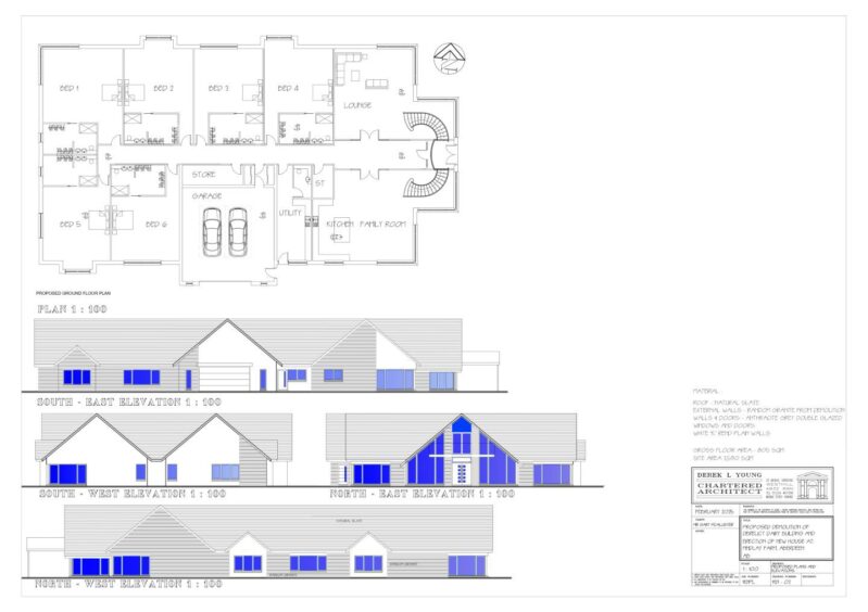 Plans for a new home at Findlay Farm