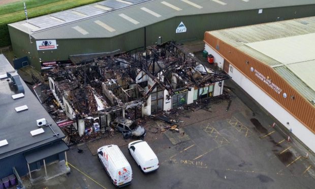 The fire has left several businesses devastated. Image: Walter Geddes,