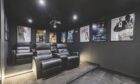 The property includes a swanky home cinema. Image: Aberdein Considine