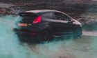 To go with story by Bryan Rutherford. Arran Gary Paterson pleads guilty to drug-driving in June 2024 - 1 year driving ban and 80 hours unpaid work Picture shows; Arran Gary Paterson's Black Ford. N/A. Supplied by Facebook Date; Unknown