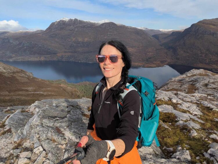 Gayle high above Loch Maree on Beinn Eighe reserve