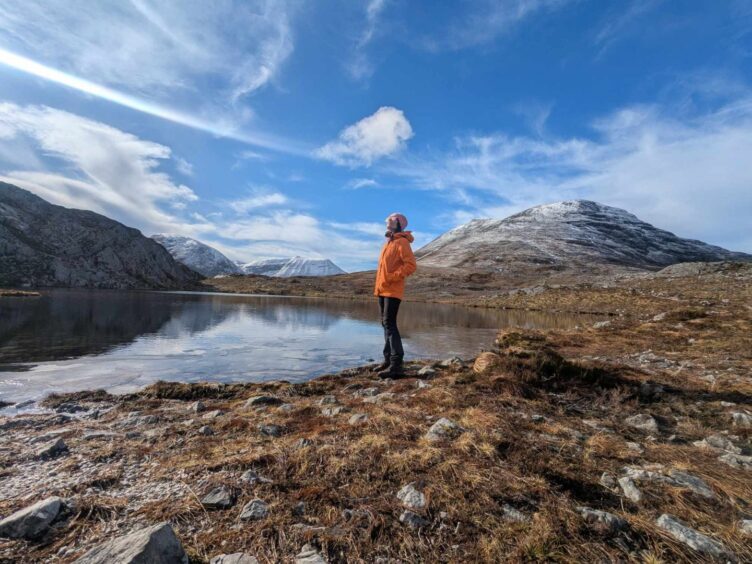 Gayle takes in the incredible beauty of the sparkling lochans on Beinn Eighe national nature reserve