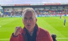 Former Ross County striker, Brian Grant at a recent Staggies match in Dingwall.