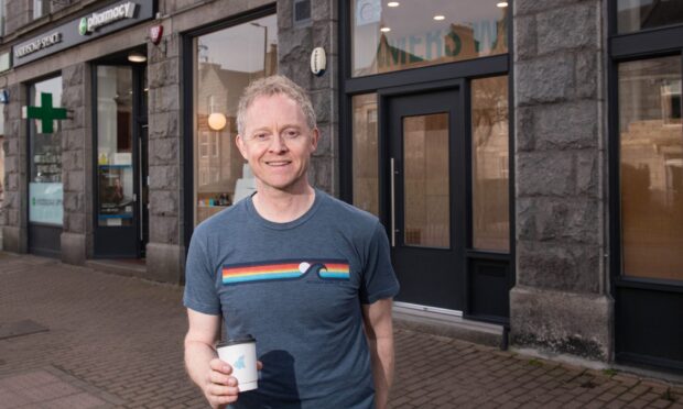 Neil Glover is opening his second Aberdeen cafe. Image: Darrell Benns/DC Thomson