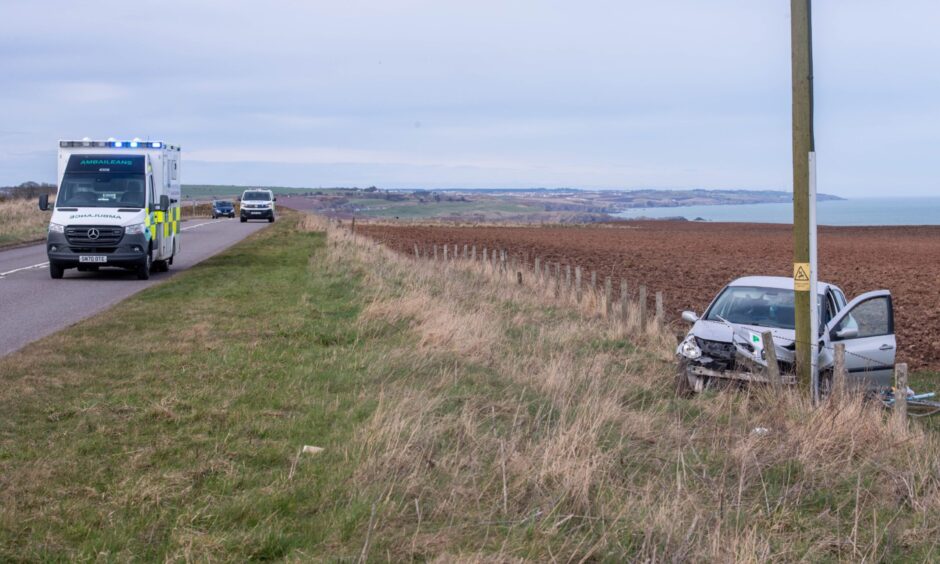 Stonehaven car crash.