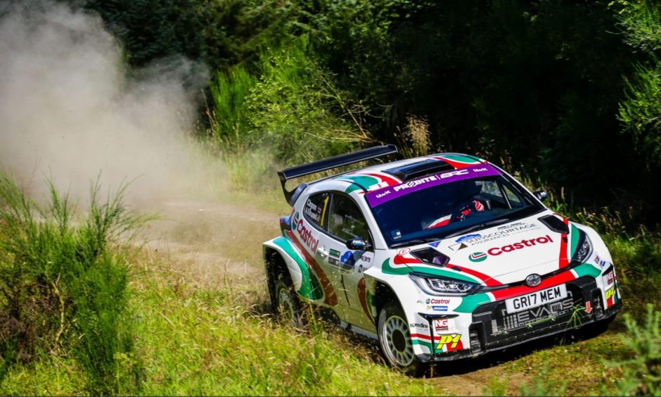 Grampian Rally winners Alex Ingram and Alex Kihurani race around the north-east countryside.