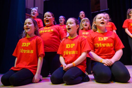 The Scottish Primary School Glee Challenge 2025 Northeast Scotland Sectionals 3, at Aberdeen Music Hall.  Image: Kenny Elrick/DC Thomson