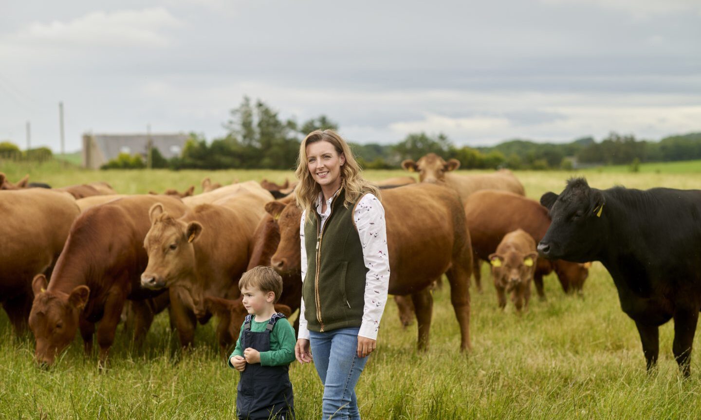 Louise Munro, who farms at Mossend near Hatton.