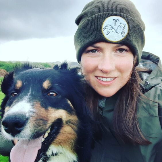 Michelle Bruce, who farms at Meikle Tillyeve, Udny.