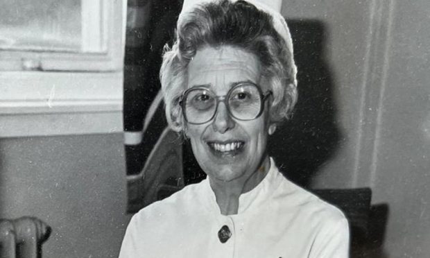 Morag Fraser on her retirement day at the Belford Hospital in Fort William