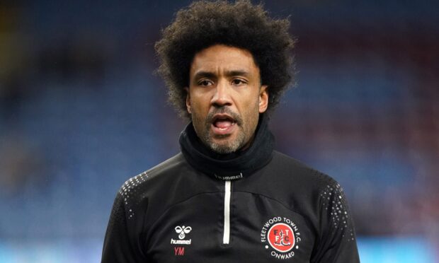 Youl Mawene before former club Fleetwood Town's Emirates FA Cup fifth round match at Turf Moor - home of his current club, Burnley - in 2023. Image: PA.