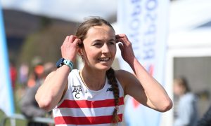 Naomi Lang at the Run Balmoral event in 2022. Image: Paul Glendell/DC Thomson.