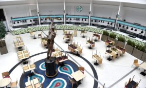 How the Eastgate's food court looks as it awaits new tenants. Image: Sandy McCook/DC Thomson
