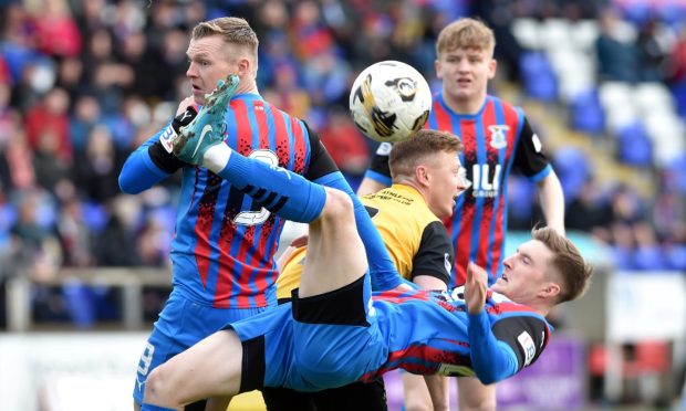 Caley Thistle suffered a 1-0 home defeat against Annan Athletic. Image: Sandy McCook/DC Thomson.