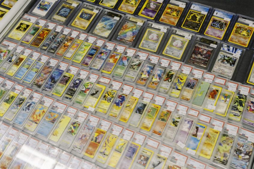 Pokemon cards.