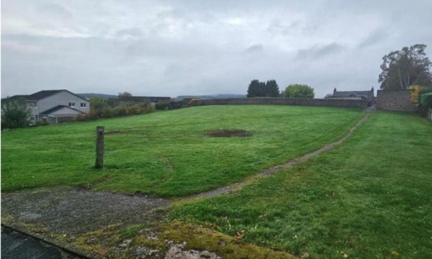 The green space on Grant Drive has been there for more than half a century. Image: Aberdeenshire Council