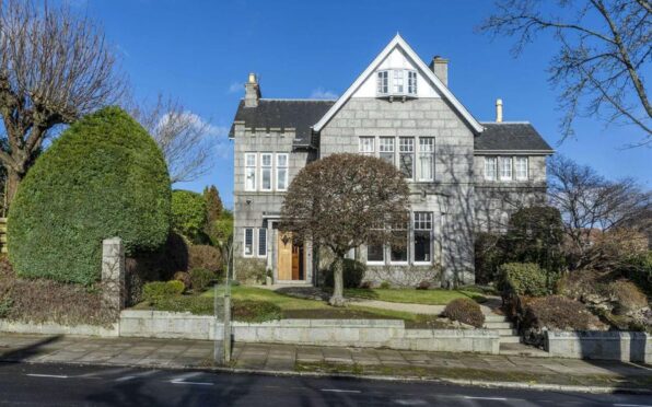 Granite Mansion up for sale in Aberdeen's west end.